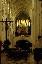 Jesus sur la croix devant l'orgue de l'eglise du palais royale